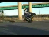 Motorcycle stunts gone wrong