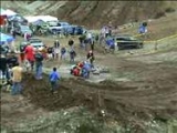 Motorcycle back flip gone wrong.